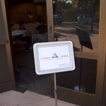 Entrance to the lecture room
